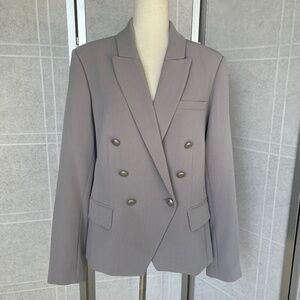 L'AGENCE Grey Kenzie Blazer sz 12